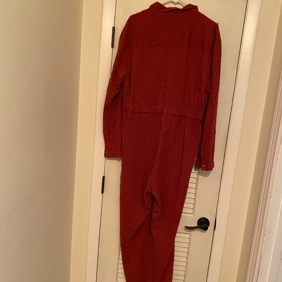 Free People long sleeve coral Jumper size 12 - Picture 2 of 4